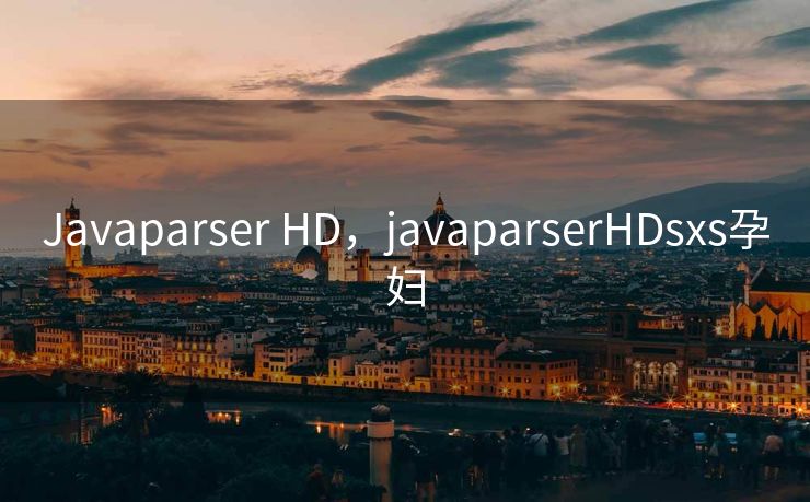 Javaparser HD，javaparserHDsxs孕妇